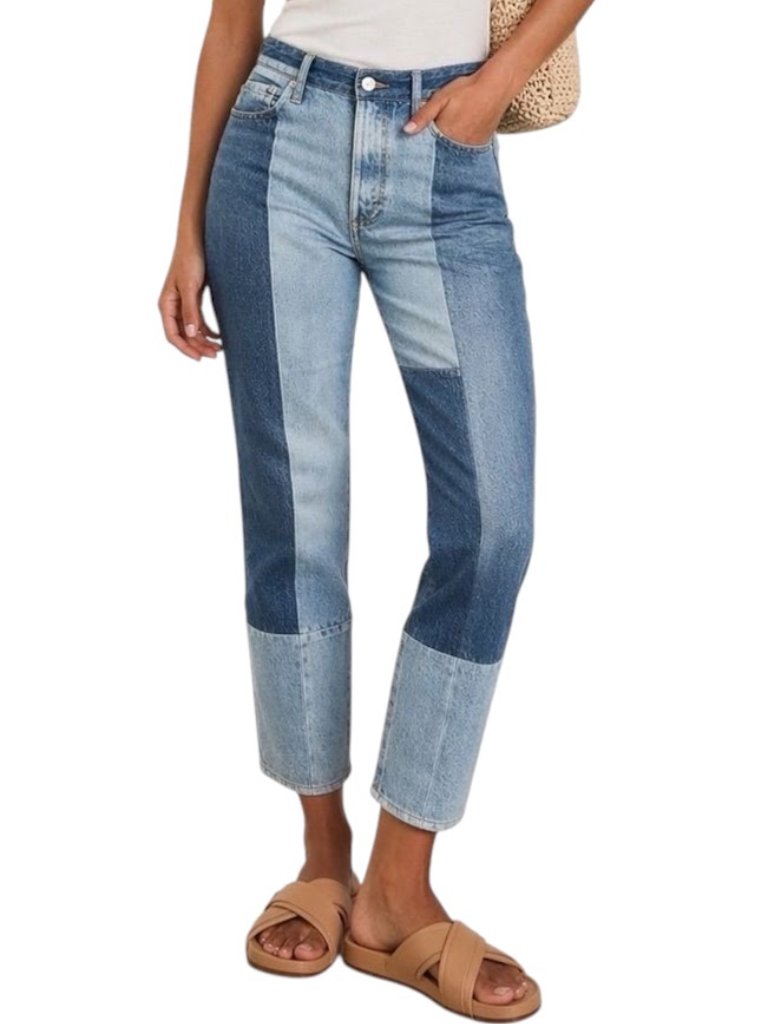 New Rag & Bone Bryon Stretch Miramar Nina Cigarette High Rise Cropped Jeans 31